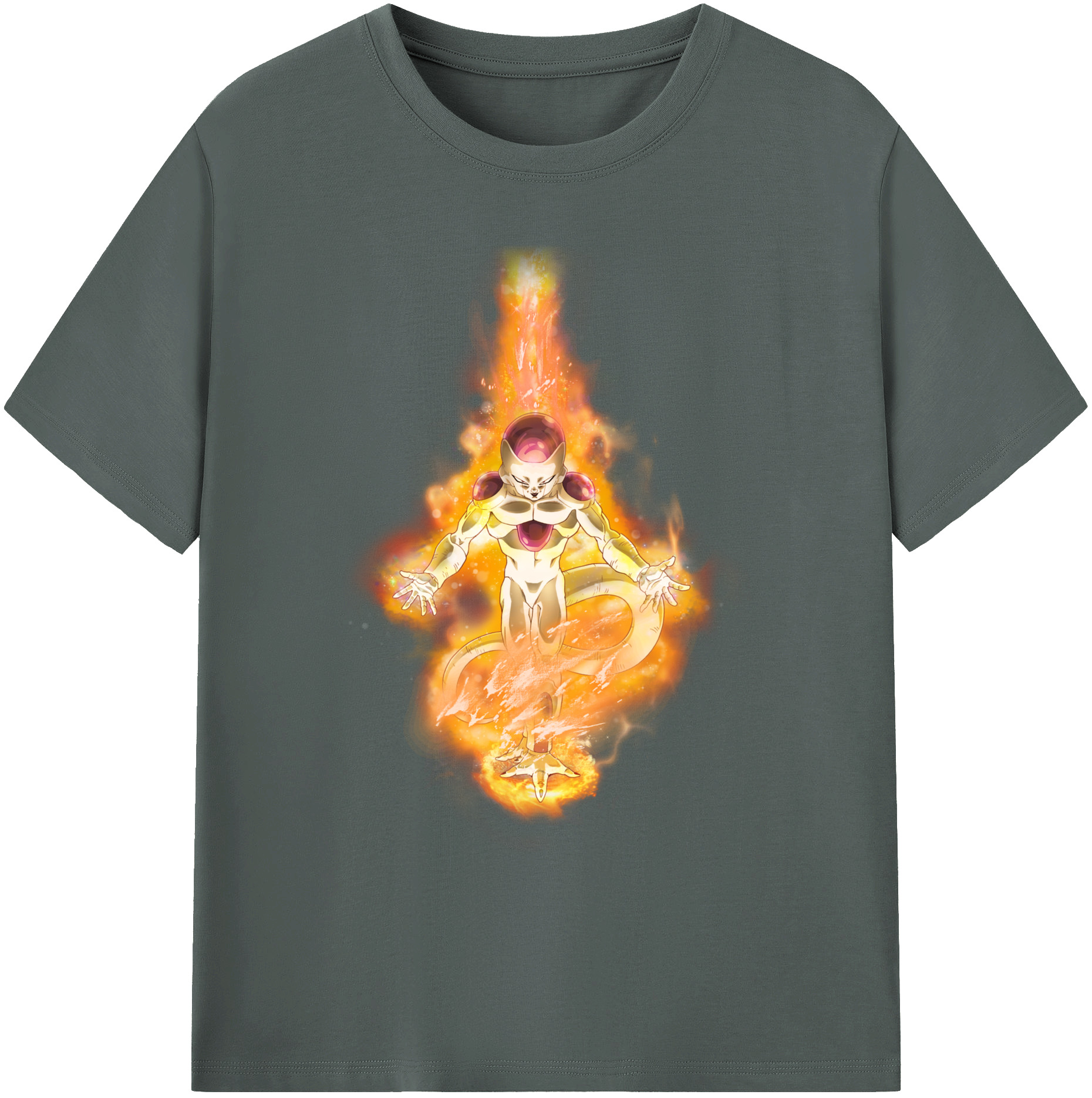（画像用） ドラゴンボール フリーザ DRAGON BALL Frieza 綿100％ メンズ半袖Tシャツ｜肌触りやわらか＆通気性